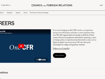 Council on Foreign Relations (CFR)