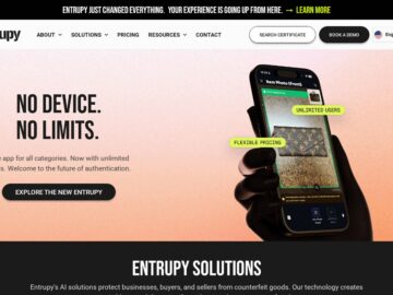 Entrupy (AI-Powered Luxury Authentication Infrastructure)