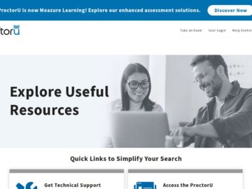 ProctorU by Meazure Learning (AI-Driven Remote Exam Monitoring & Proctoring Platform)