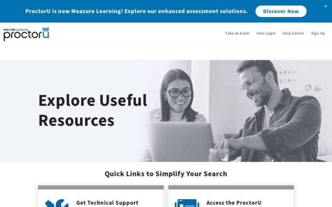ProctorU by Meazure Learning (AI-Driven Remote Exam Monitoring & Proctoring Platform)