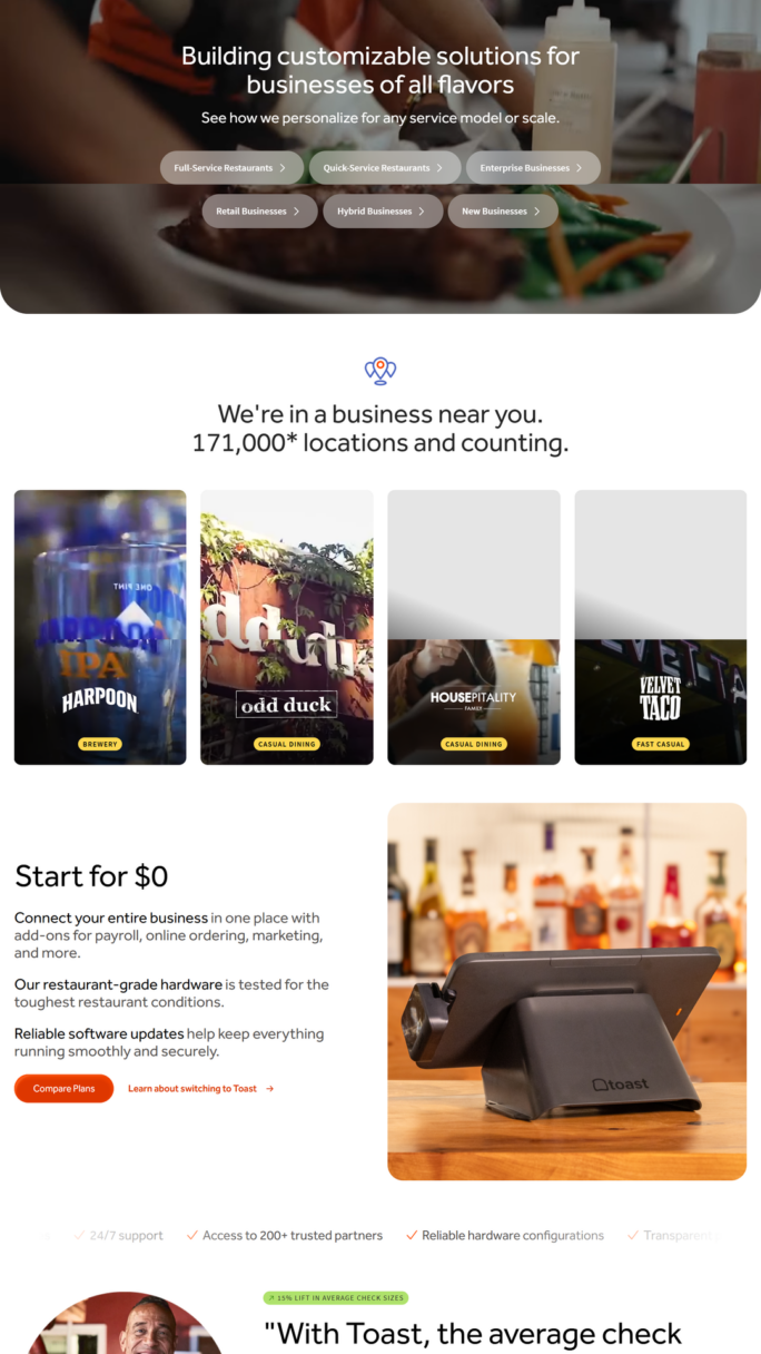 Toast (Restaurant Fintech & SaaS)